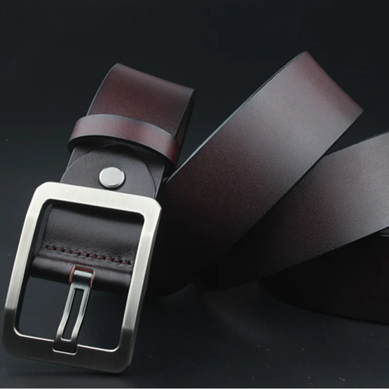 100%genuine leather tactical belts men brand pin buckle cowboy Luxury Designer High Quality vuitt tmallfs Belts plus size130 150