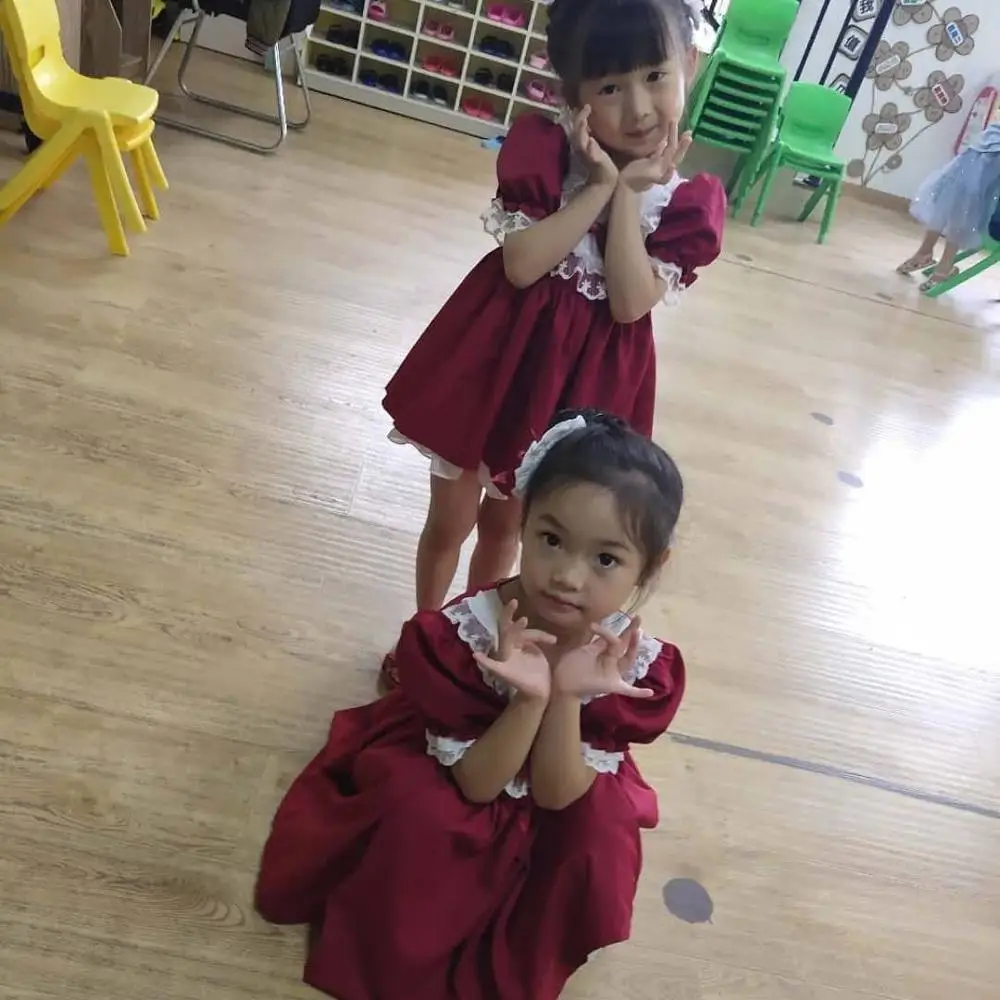 2019 платье для девочек robe fille детское кружевное испанское с бантом Детские платья