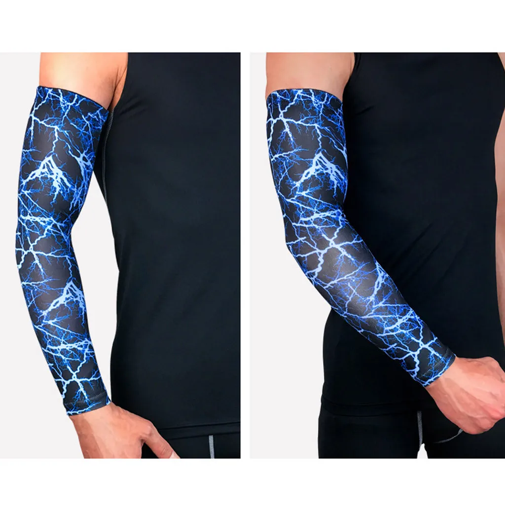 Наружная Татуировка рукав УФ Защита от солнца для прохладного лета Печать рукава компрессионная эластичная рука грелка