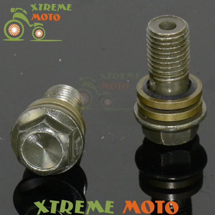 2 шт. тормозной муфты радиатора шланга болта адаптер М10*1 25 для KTM CR CRF KLX KX YZ YZF WR WRF RM