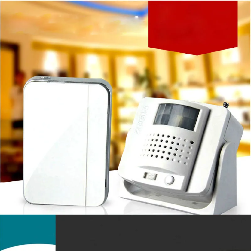 Беспроводной дверной звонок работает на 650 футов с 1 подключаемым приемником