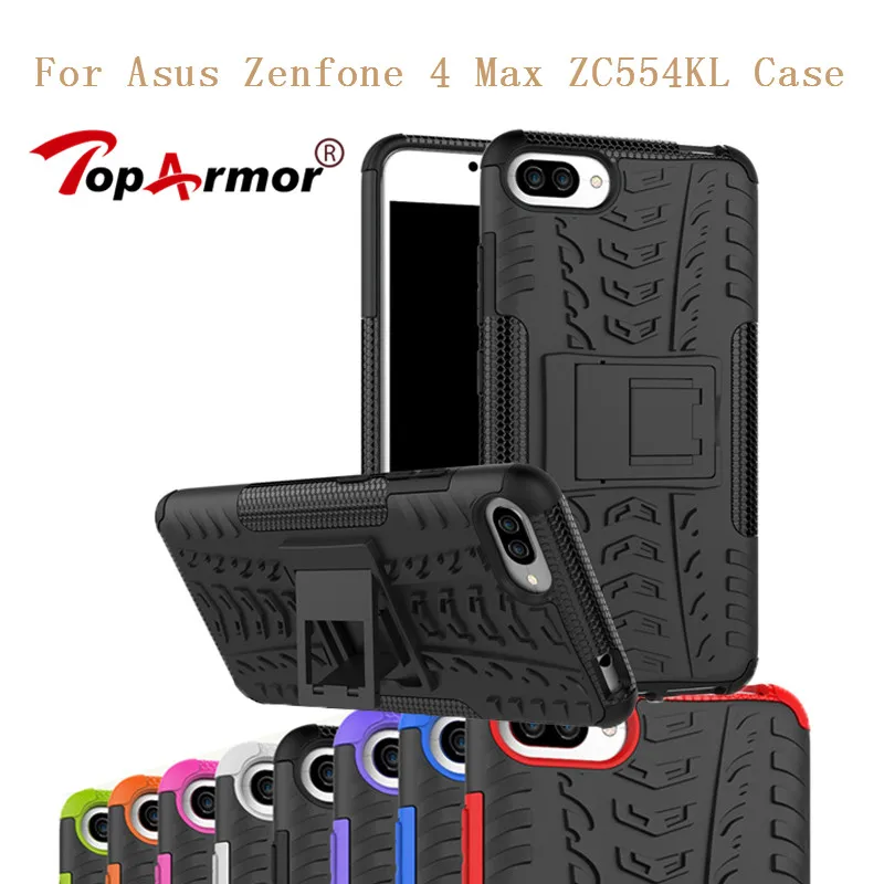 Чехол toparmor для Asus Zenfone 4 Max ZC520KL противоударный PC + TPU Stent Shell Для 3 max ZC553KL ZC554KL|case for asus