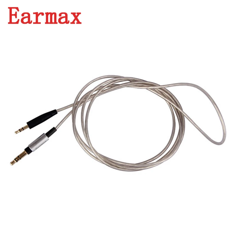 Обновление Earmax для Urbanite кабель для наушников 3,5 мм до 2,5 мм HIFI посеребренный аудио Aux провод Замена для Sennheiser