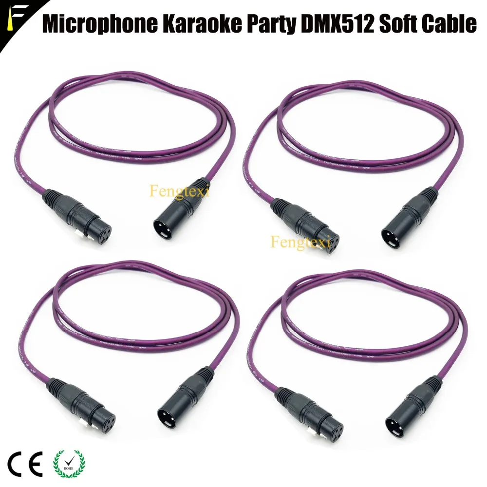 Луч света LED Par Can мягкий 3pinXLR DMX 512 сигнальный кабель удлинитель CANNON Мужской и