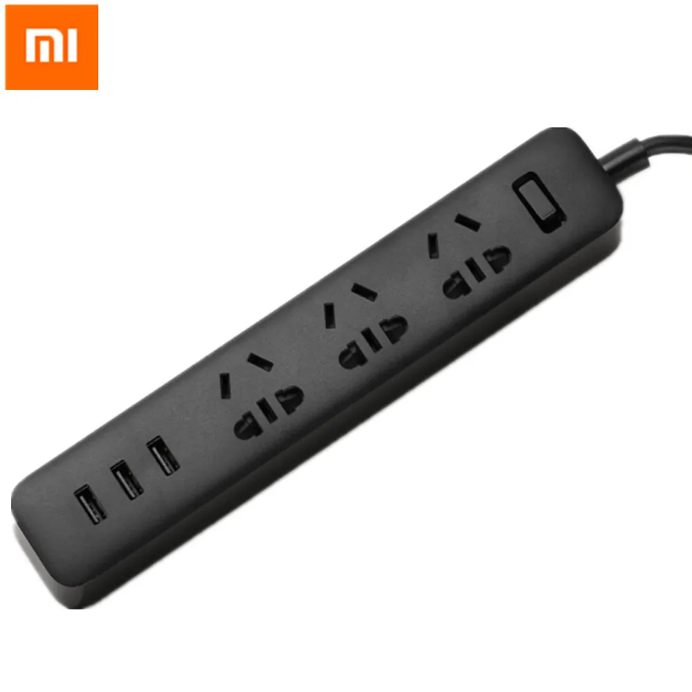 Оригинальное зарядное устройство Xiaomi умная розетка защита от перегрузки с USB