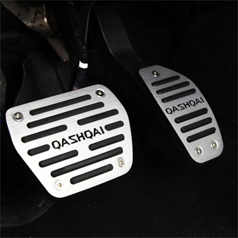 Black Logo Педаль акселератора автомобиля для Nissan Qashqai J11 на педали газа педаль тормоза накладка отделка автомобиля-Стайлинг аксессуар - Цвет: Black Logo