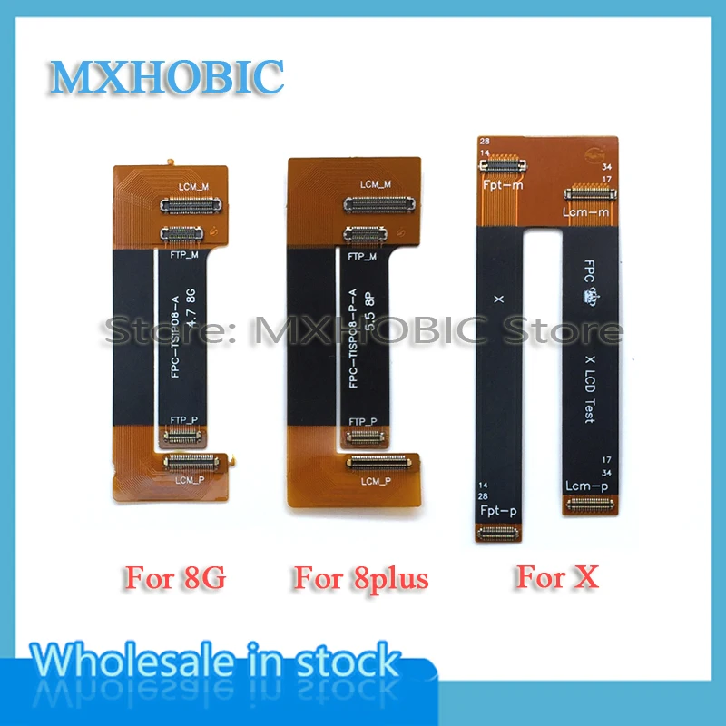 ЖК-дисплей тестер гибкий кабель для iPhone 5 5S 5C SE 4 4S 6 6S 7 8 Plus X XS max XR сенсорный экран 3D