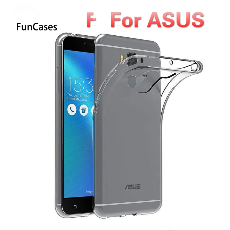 Прозрачный ТПУ прозрачный чехол для Asus Zenfone 4 PRO ZS551KL MAXM1 ZB555KL 5 lite ZC600KL MaxPro ZB601k ZE620KL