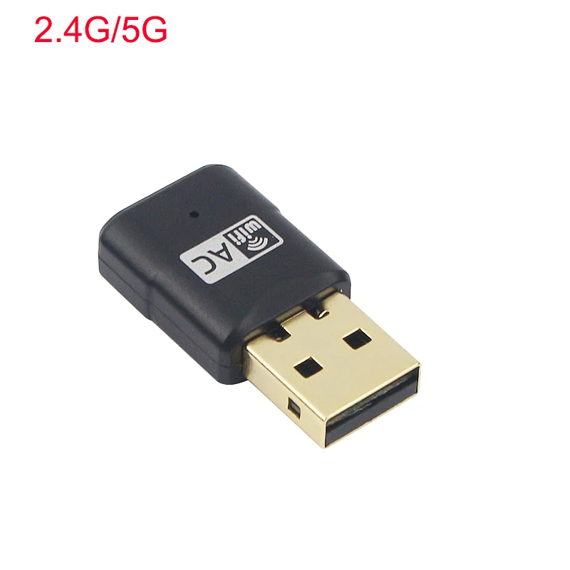 Адаптер Wi Fi 2 4 ГГц два диапазона USB 0 беспроводная сеть LAN приемник сетевая карта с