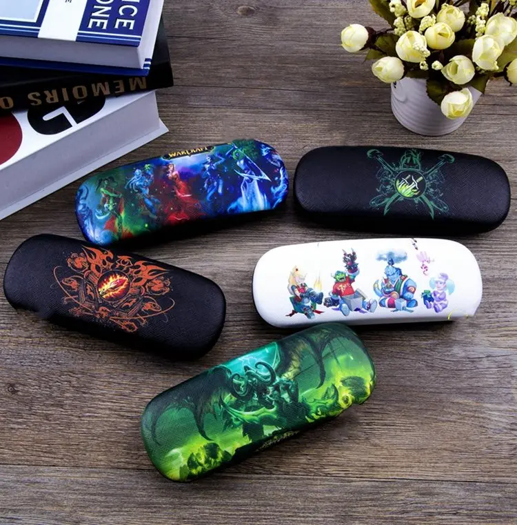 Кожаный Чехол для очков мужчин и женщин с изображением близорукости из игры World of