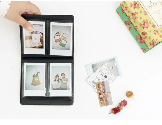 Высокое качество 64 карманы фотоальбом для мини Fuji Instax Polaroid и имя карты 7 s 8 25 50 S мини polaroid Альбом fuji фильм (art.: 79ad19c1e) - 79ad19c1e