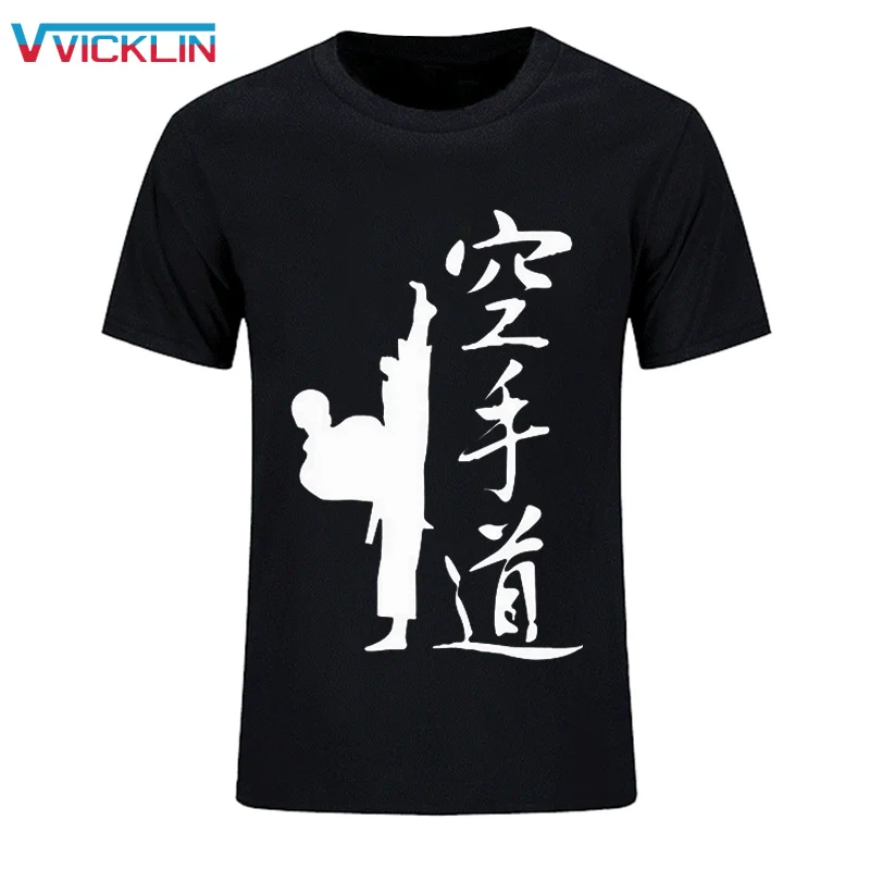 Новые летние мужские футболки с принтом Shotokan Samurai графические модные