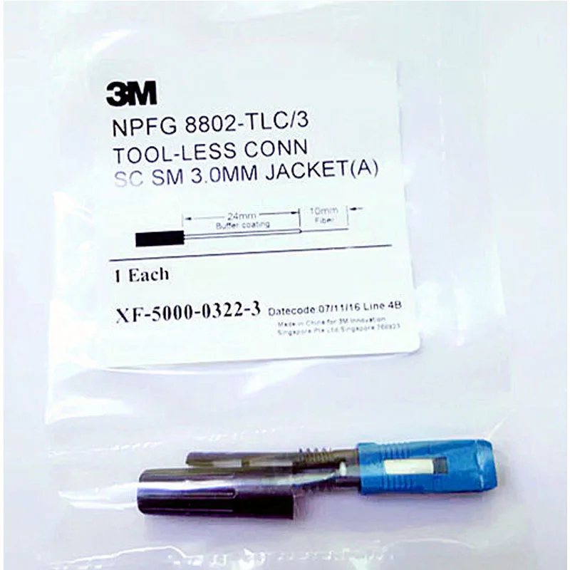 100 шт. 3 м 8802-TLC/3 SC/оптический патч-корд одномодового оптическое волокно быстрый