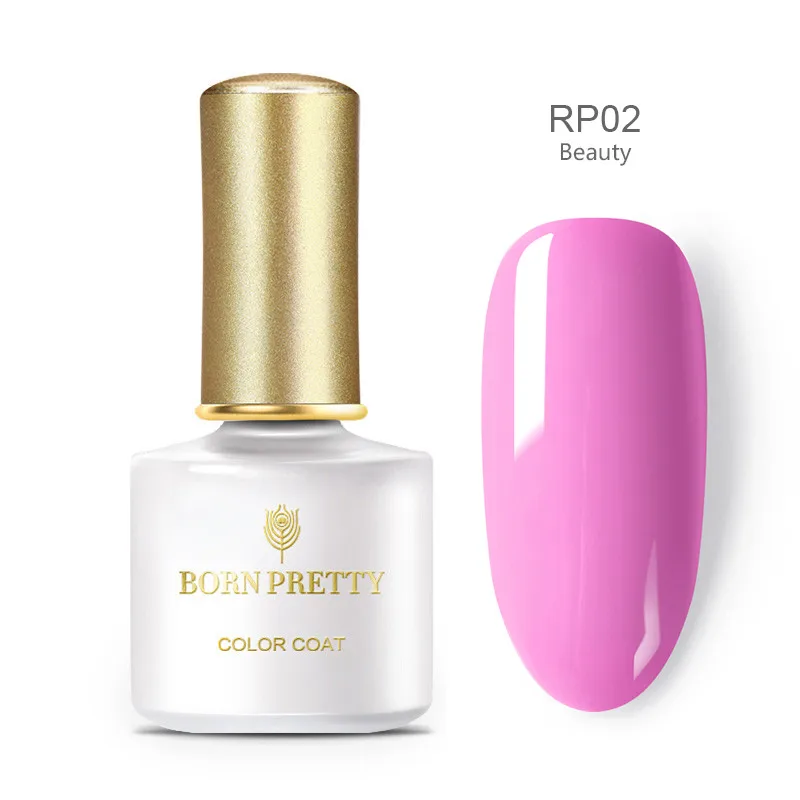 BP-RP02 Серия BORN PRETTY, весенний Гель-лак для ногтей, чистый цвет для ногтей, зеленый маникюр, замачиваемый, УФ-Гель-лак, верхнее покрытие, лак - Цвет: BP-RP02