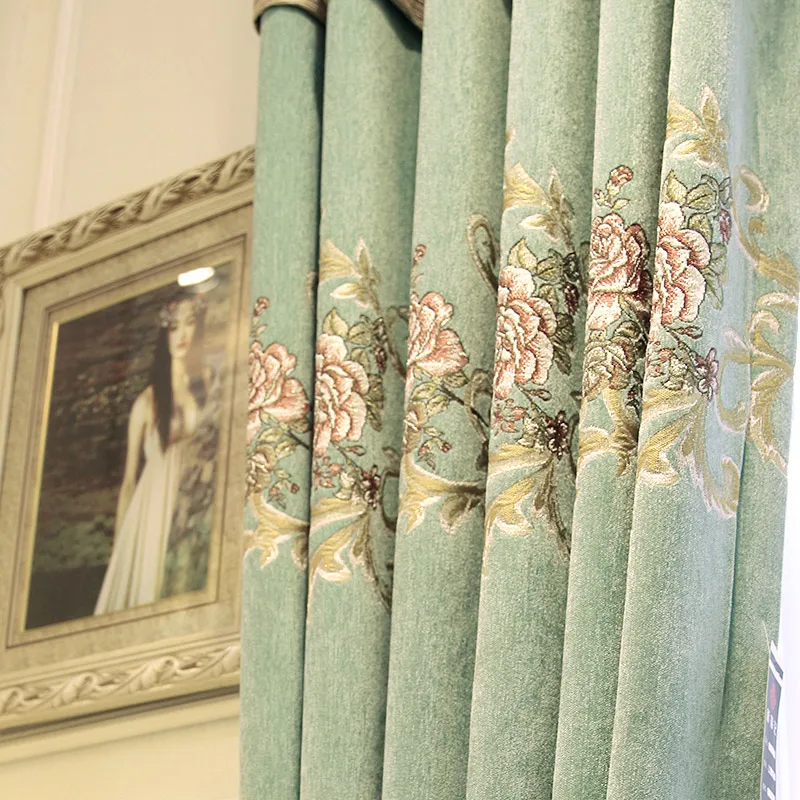 Classic royal European style jacquard Blackout curtains for Bedroom/Hotel high-end custom luxury Living Room/Window | Дом и сад