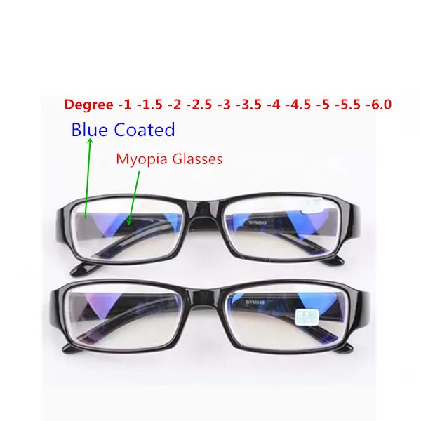Очки мужские/женские с голубым покрытием|eyewear fashion|myopia glassesmyopia glasses -1 |