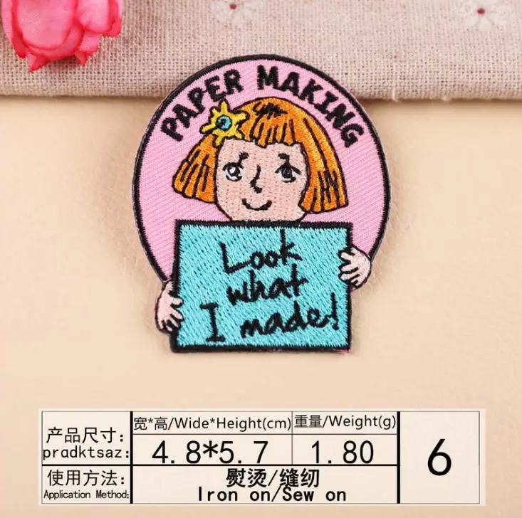 Новое поступление 10 шт. Герой мультфильма вышитые патчи железные на джинсовое