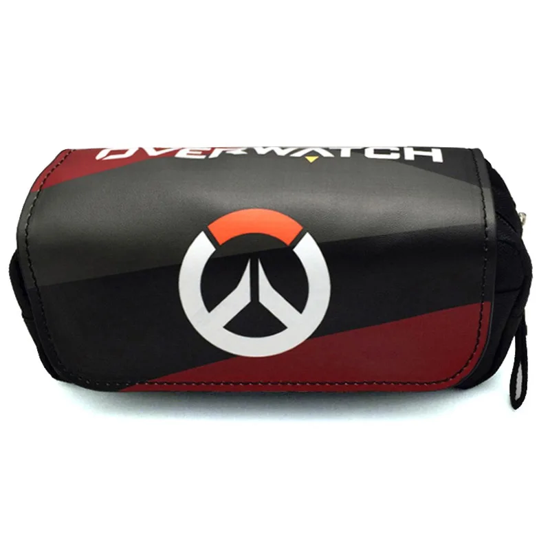 Сумка для карандашей overwatch, школьный чехол для карандашей, сумка для макияжа D. Va/Tracer/Mercy