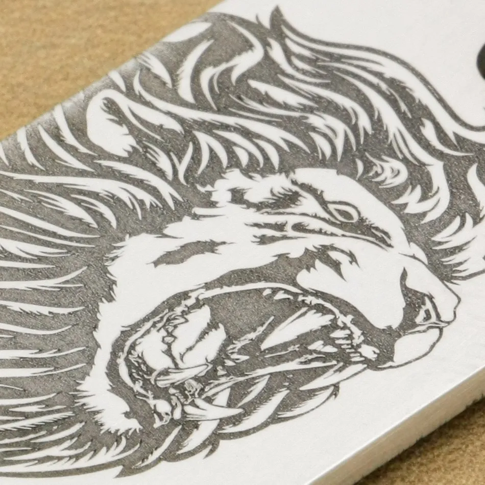 Глубокая гравировка из нержавеющей стали 316L Мужская Байкерская подвеска в стиле