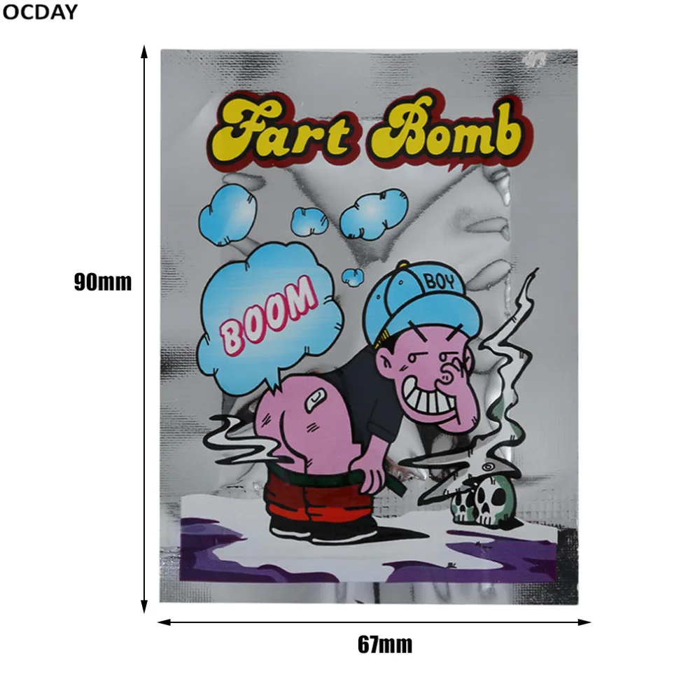 OCDAY 10 Pieces Smelly Fart Bomb Bag Fool Toy Novelty Prank Someone Stink Exploding Mini Practical Joke Funny | Игрушки и хобби