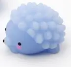 Mochi мини мягкий милый Единорог Мягкая сжимающая забавная исцеляющая игрушка детская игрушка Декор прекрасный медленно поднимающийся Единорог антистрессовая игрушка для снятия стресса - Цвет: Светло-серый