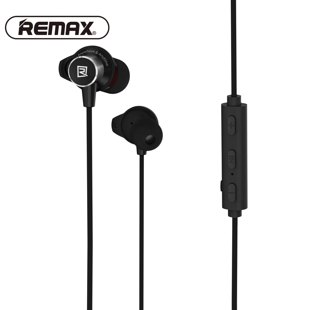 Remax Bluetooth 4 1 Спорт Магнитная адсорбции Металл hifi наушники для iphone xiao Mi умный