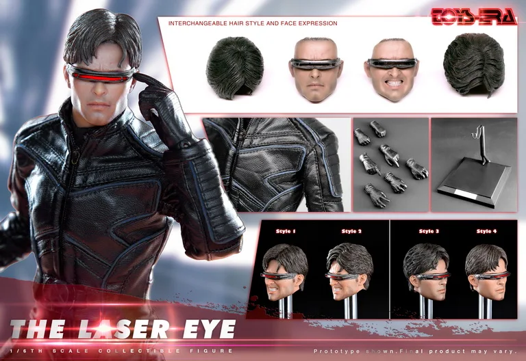 Игрушки Эра 1/6 Циклоп Лазерная глазная фигура полный набор X MEN фигурка Джеймса