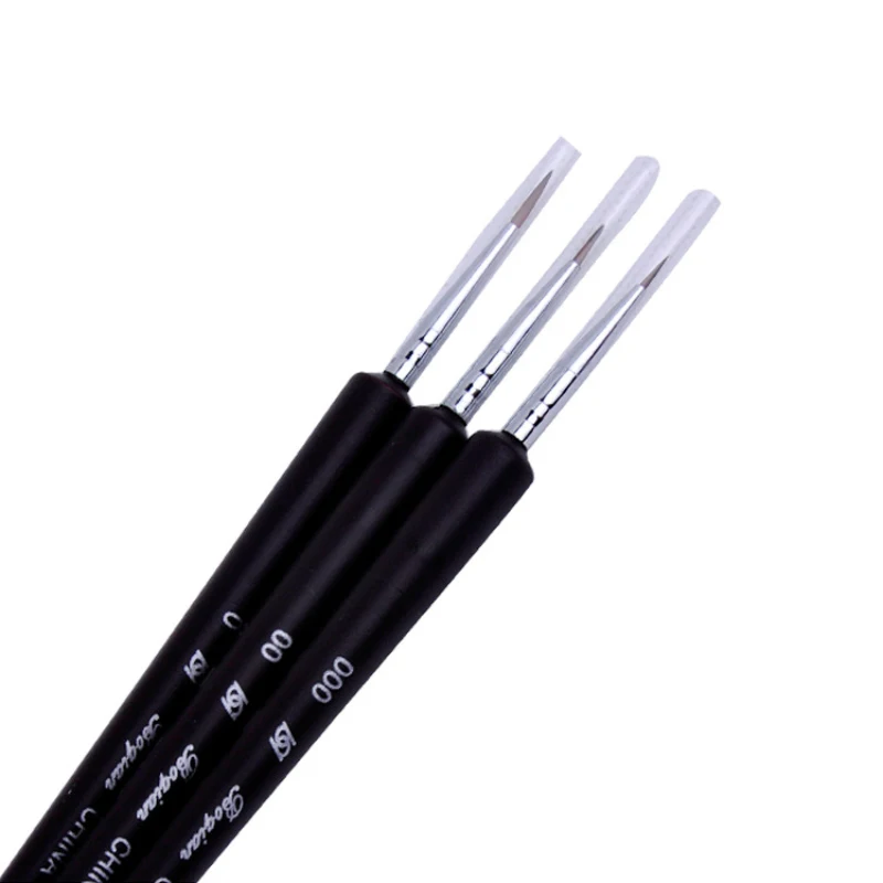 3 шт. профессиональная живопись для ногтей цветок крюк линия резные окрашенные