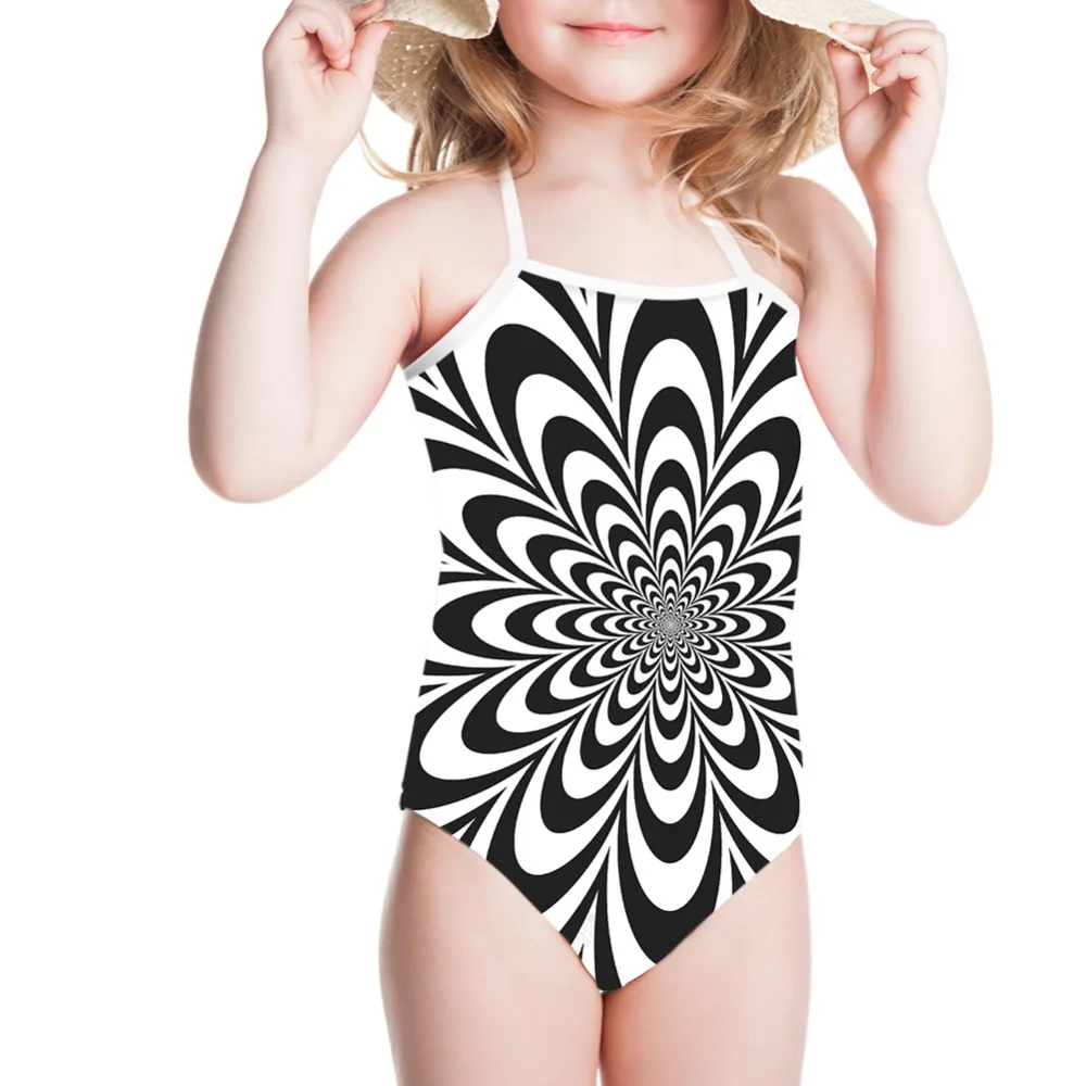 Купальные костюмы для девочек детские купальники маленьких крутой Цельный