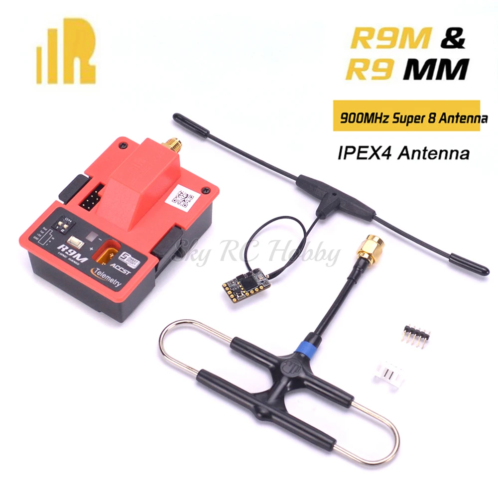Frsky R9M / Lite модуль R9 мм 900 МГц мини ресивер FrSky Super 8 антенна дальность действия 4/19