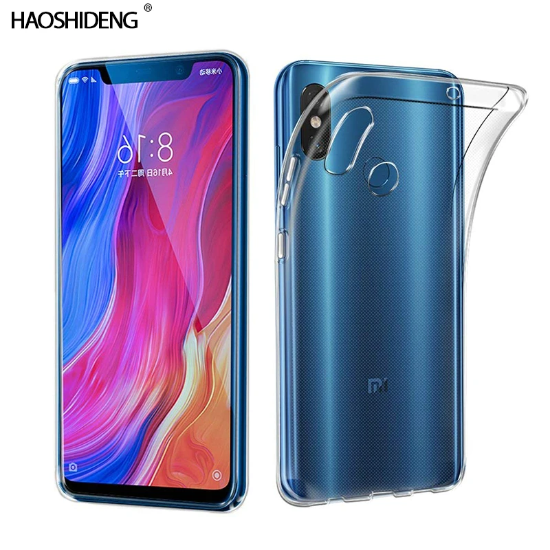 Чехол для xiaomi mi 8 ТПУ Силиконовый прочный прозрачный мягкий чехол защитный на