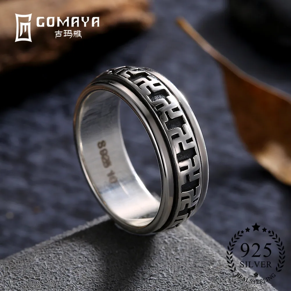 100% оригинальные кольца GOMAYA из искусственного серебра эксклюзивные ювелирные
