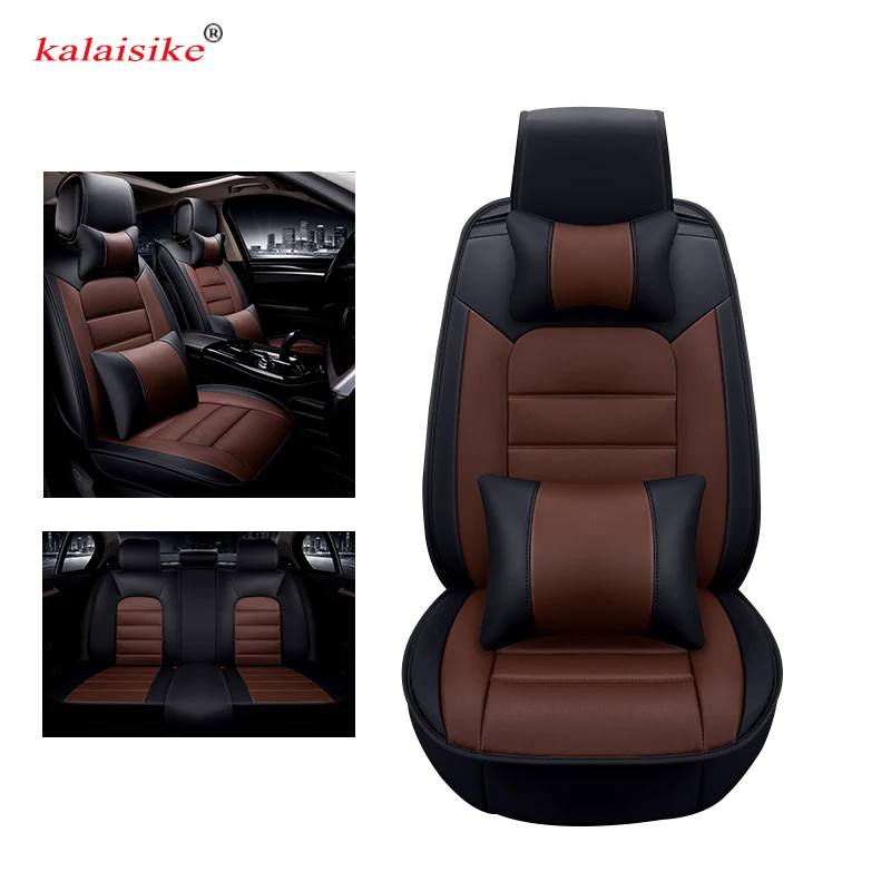 

Kalaisike leather Universal Car Seat covers for Infiniti QX70 QX30 ESQ Q50 Q70 QX50 M G FX series auto accessories car styling