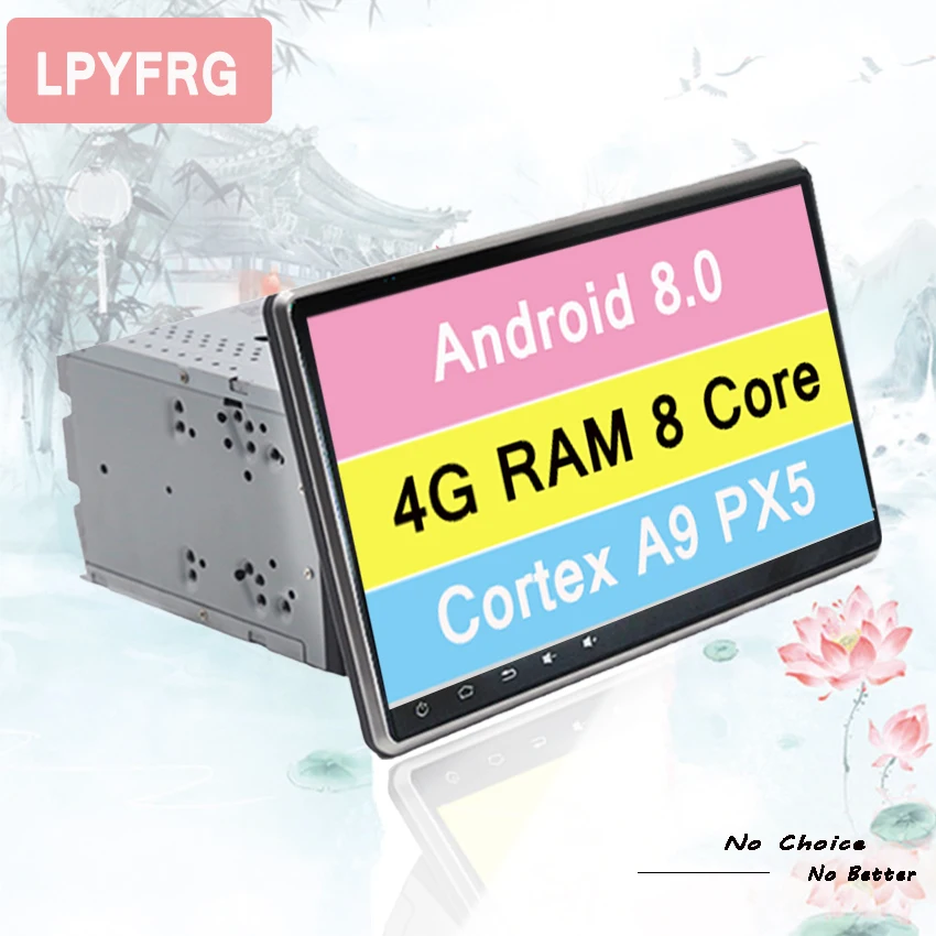 Автомагнитола 2din 10 1 дюйма HD android 0 восьмиядерный процессор DVD плеер GPS навигация DAB