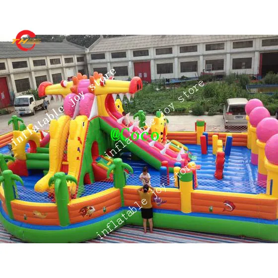 Бесплатная доставка в морской порт коммерческая надувная площадка гигантский