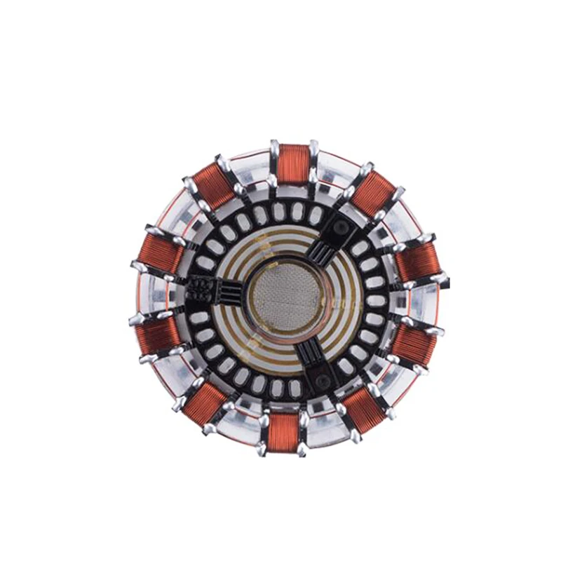Assembled LED Light Endgame DIY cool 1:1 scale Iron Man Arc Reactor A generation of glowing iron man heart Action Figure Toy