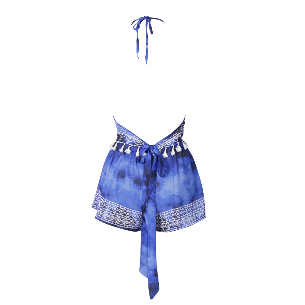 Женский сексуальный костюм знаменитости мини пляжного типа комбинезон со слоном