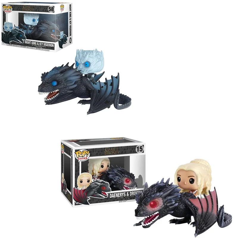 Экшн фигурка funko POP Игра престолов Ночной король и ледяной висерион | Игровые фигурки и трансформеры -33026507613