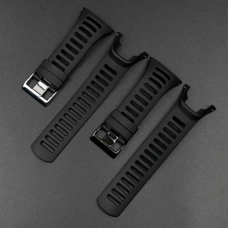 Men's high-grade rubber strap for SUUNTO Extension Wild AMBIT series 1/2/3 generation ladies waterproof sports silicone bu | Наручные