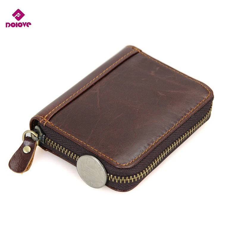 Сумка для карт DOLOVE из натуральной кожи с отделением монет|purse card|card coin pursecard purse |