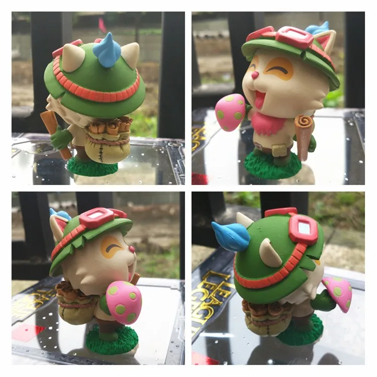 Игра Teemo ПВХ фигурка высокого качества Коллекционная модель игрушки Рождественский подарок