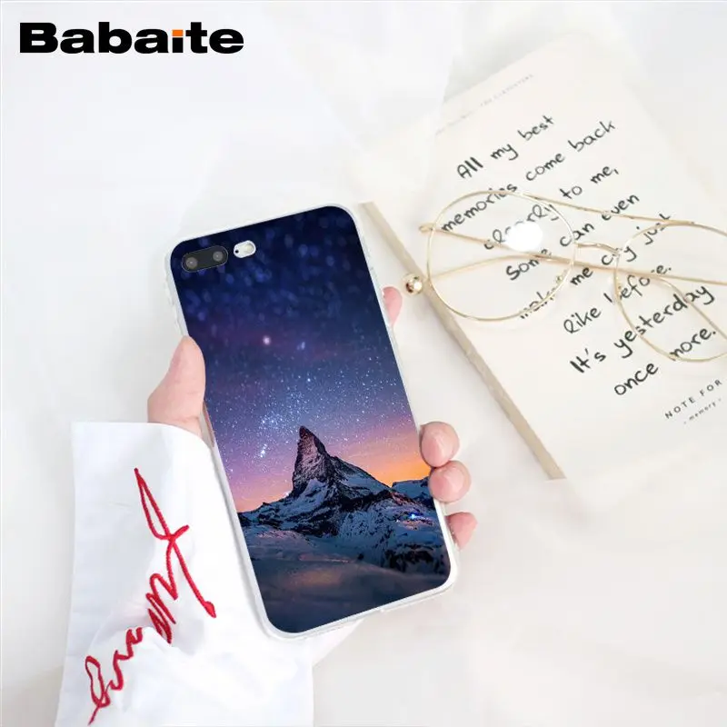 A5 Babaite зимний Снежный горный Sceneary чехол для телефона для iphone 11 Pro 11Pro Max 8 7 6 6S Plus X XS MAX 5 5S SE XR - Цвет: A5