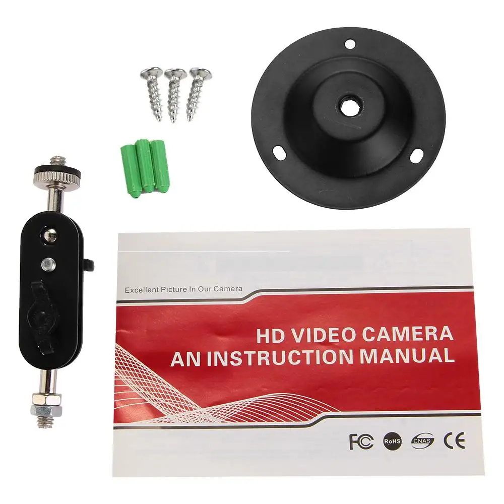 SUNLUXY 1000TVL CCTV камера PAL 3 массив светодиодов пуля 1/3 &quotCMOS 6 мм объектив