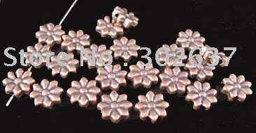 

Бесплатная доставка 210 шт старинные медные plt Резные Цветочные бусины A82C