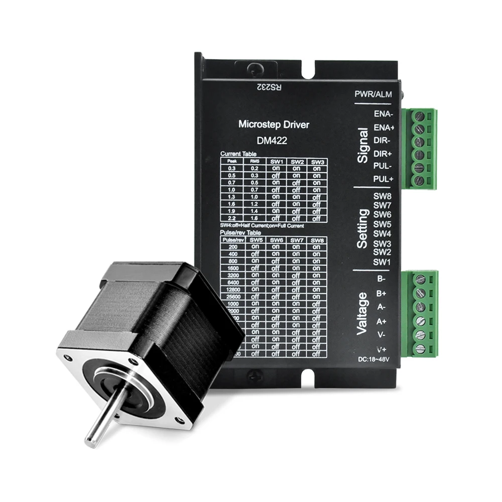 Rtelligent Factory Outlet one Axis CNC Kit 0.22NM 1.2A Nema 17 шаговый двигатель с шаговым двигателем
