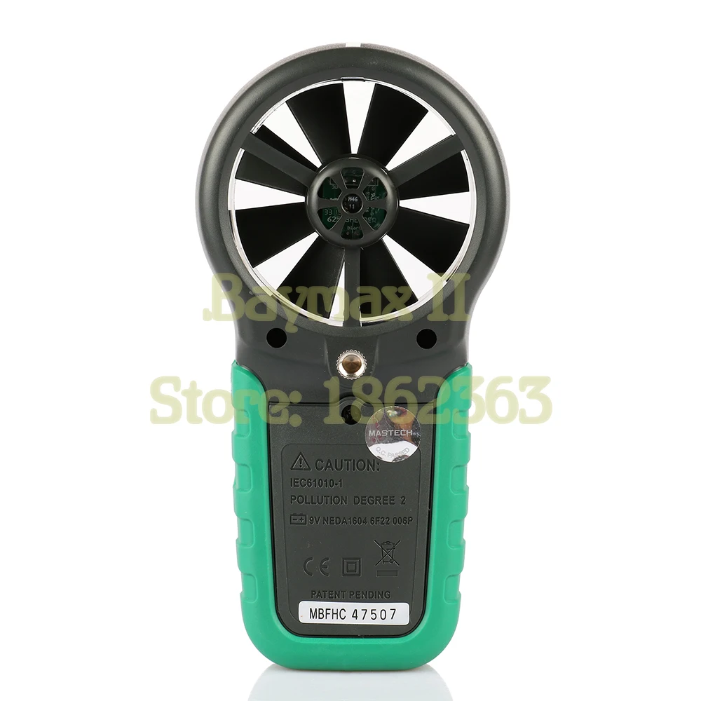 Цифровой анемометр Mastech MS6252B с ЖК дисплеем|anemometer wind meter|volumevolume meter |