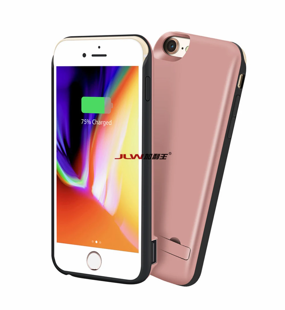 JLW 5500mAh зарядное устройство чехол для iPhone 8 7 6 переносной внешний аккумулятор клип