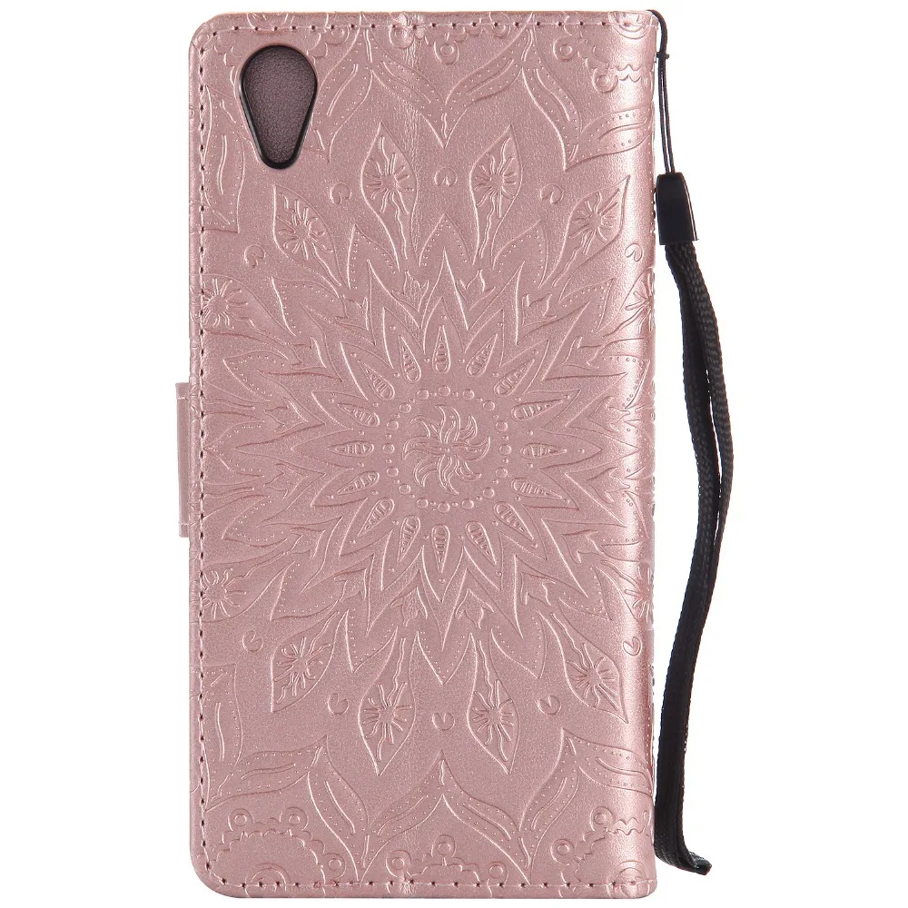 Чехол из искусственной кожи с подсолнухом для Sony X Performance чехол Xperia F8131 F8132 5 дюймов