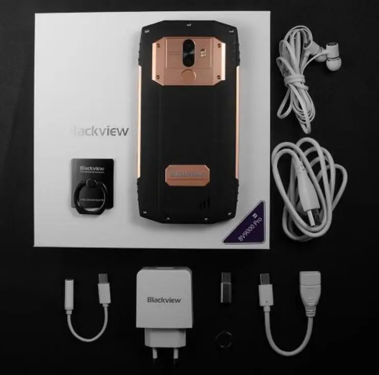 BLACKVIEW BV9000 4 GB 64 IP68 Водонепроницаемый мобильного телефона Helio P25 MTK6757 Octa Core 5 7 &quotHD 13MP