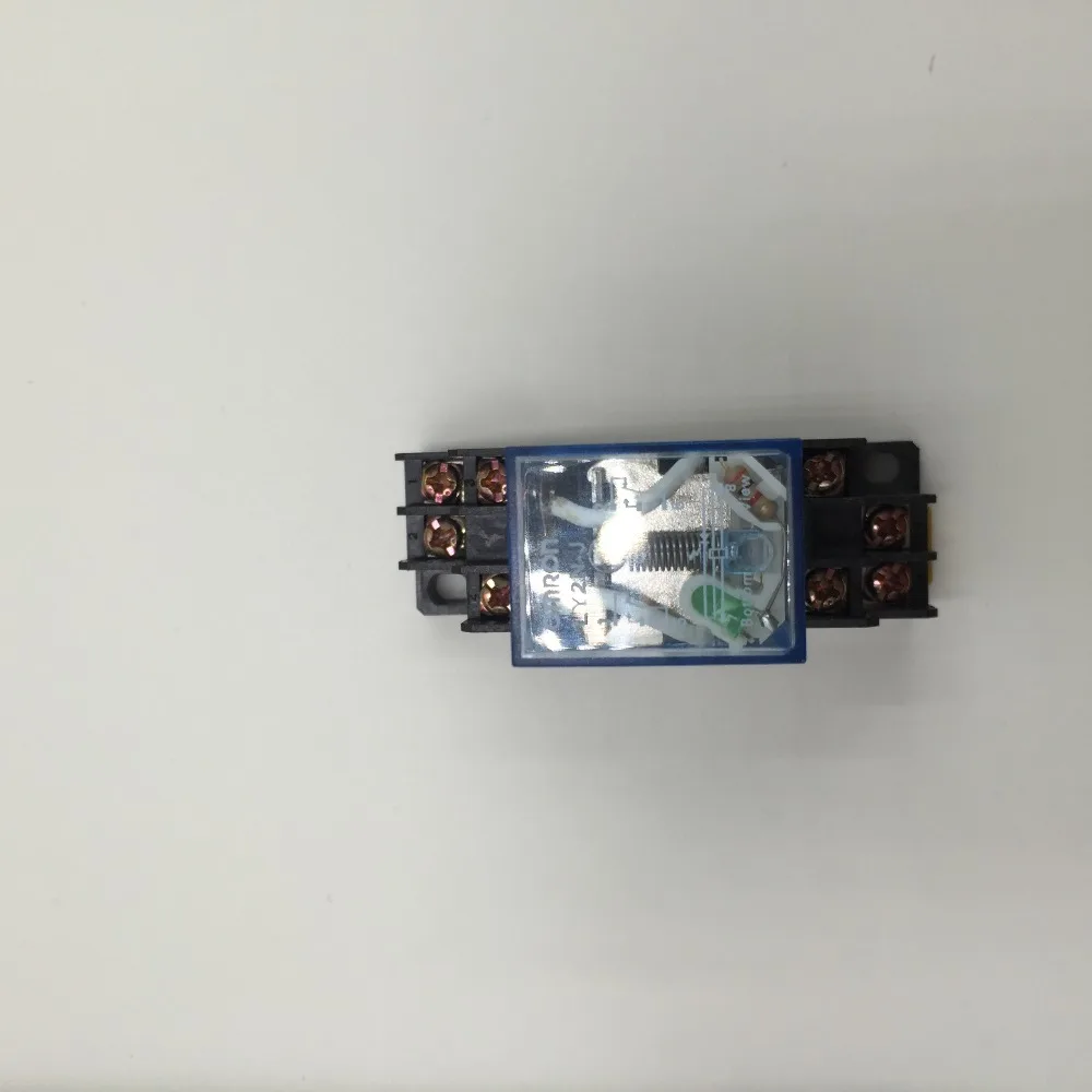 LY2NJ AC 200/220 В катушка 2NO 2NC 8Pin электромагнитное реле w PTF08A разъем|electromagnetic relay|relay